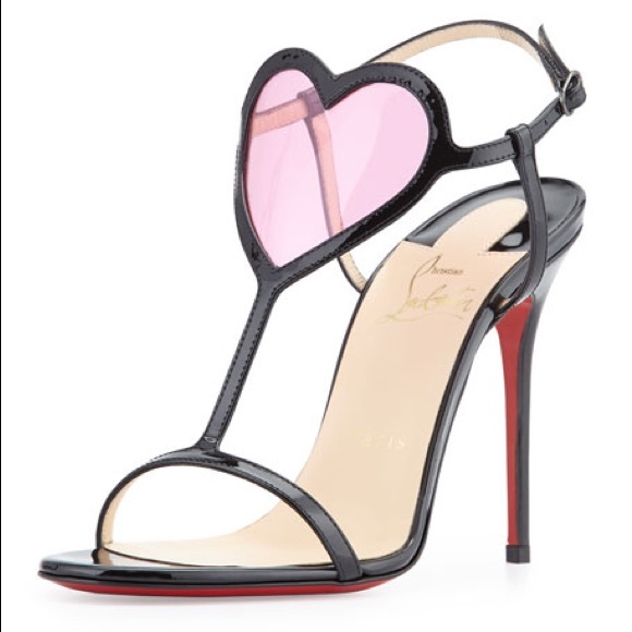 christian louboutin heart heels